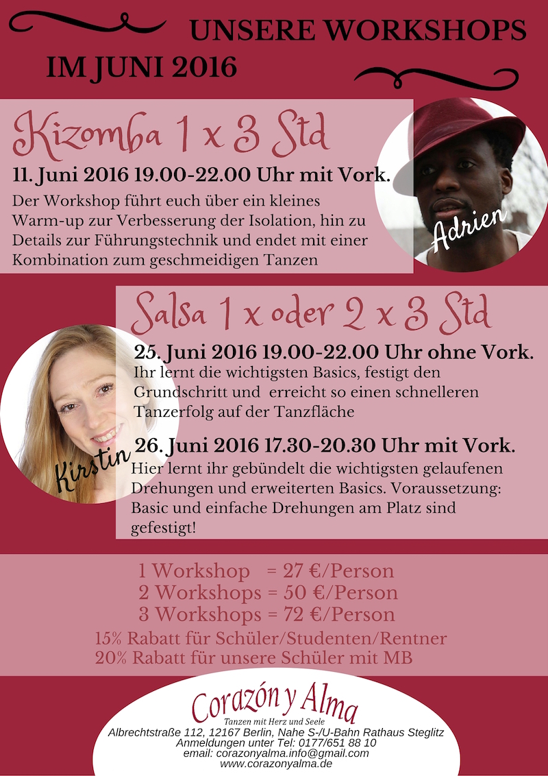 Kizomba-Workshop in Berlin